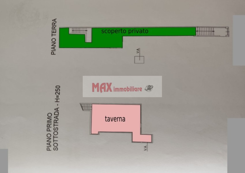 Pesaro, zona Trebbiantico - Appartamento in Vendita | Min. Planimetria 3