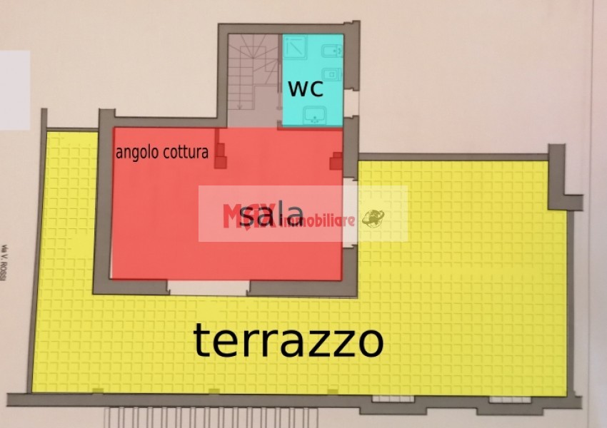 Pesaro, zona Pantano Bassa - Attico in Vendita | Min. Planimetria 2