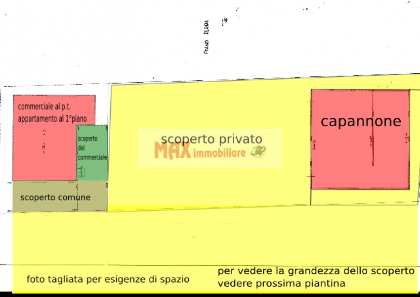 Pesaro, zona Siligate - Capannone in Vendita | Min. Planimetria 1